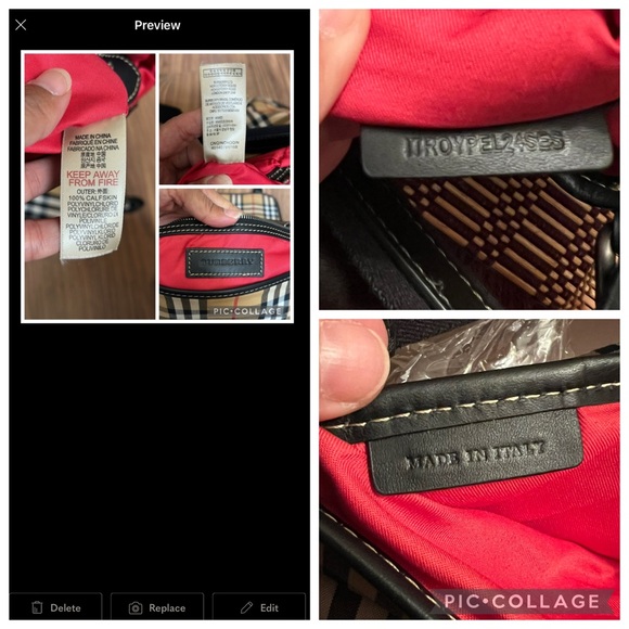 A212 - ๐ฏ % authentic Burberry messenger crossbody bag - Picture 16 of 16